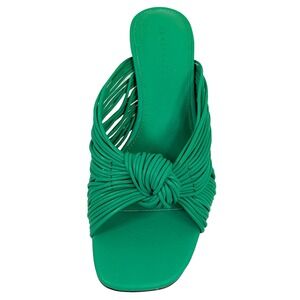 Sanctuary Women's Maven Heeled Knot Sandal Jelly Bean Green 6 NEW IN BOX